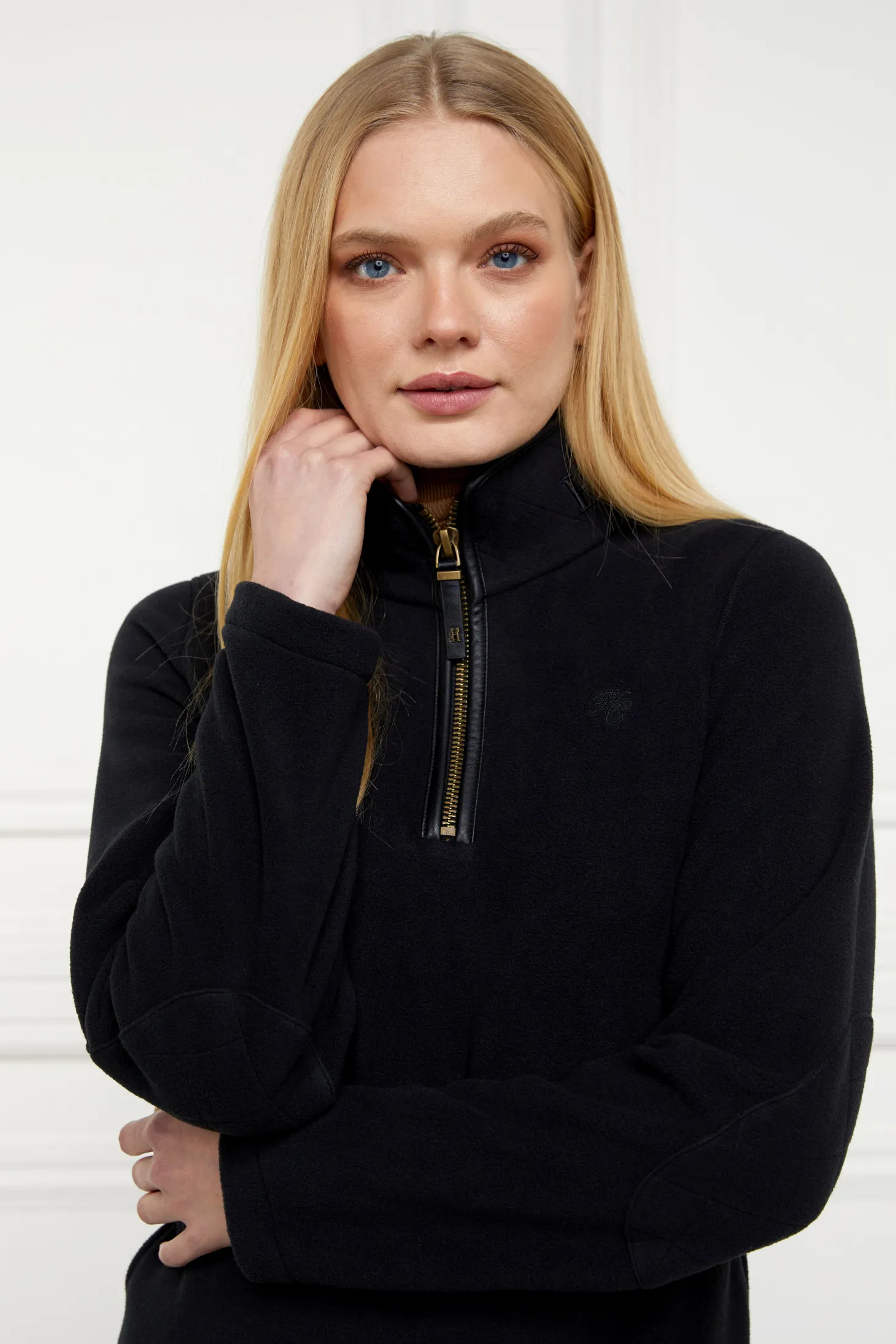 Country Fleece Quarter Zip (Black)
