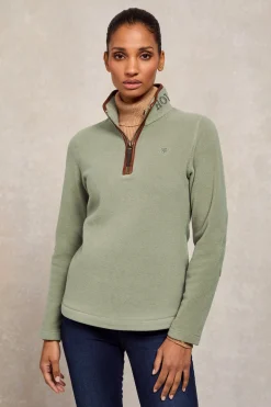 Country Fleece Quarter Zip (Sage)