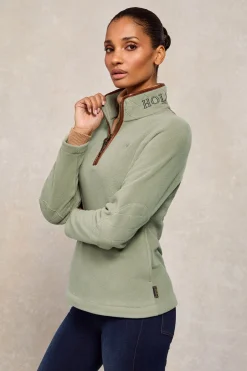 Country Fleece Quarter Zip (Sage)