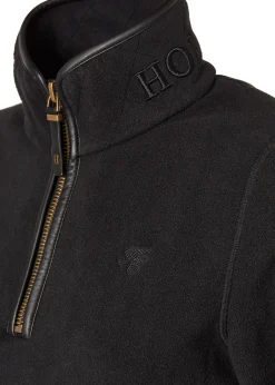 Country Fleece Quarter Zip (Black)