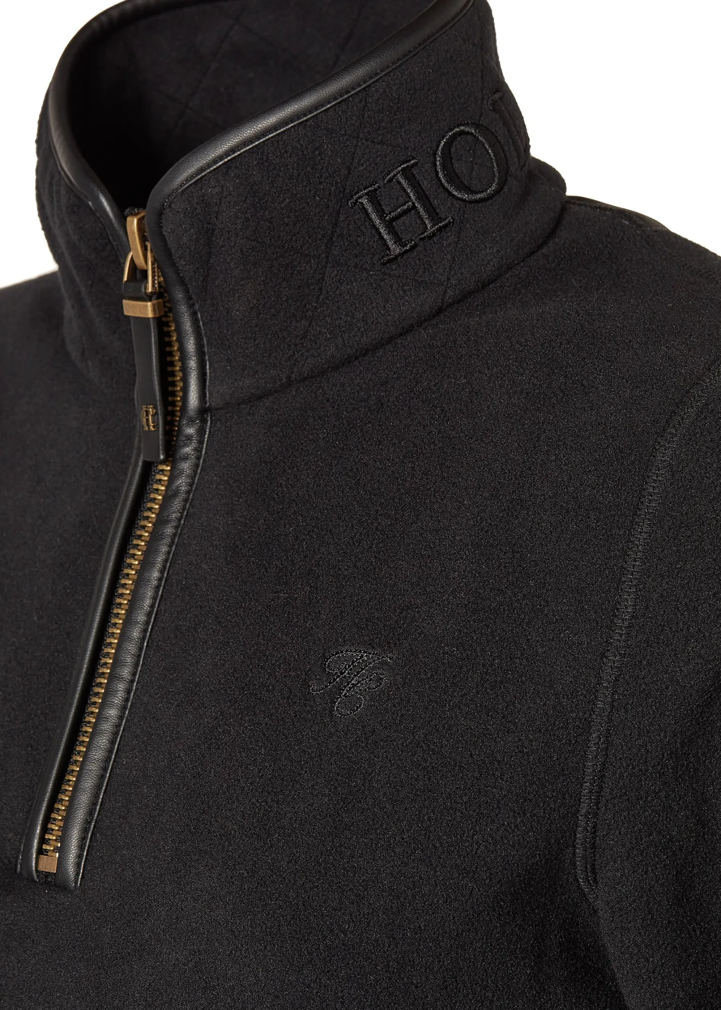 Country Fleece Quarter Zip (Black)