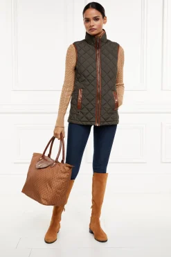 Country Quilted Gilet (Heritage Khaki)