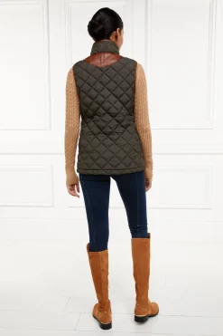 Country Quilted Gilet (Heritage Khaki)