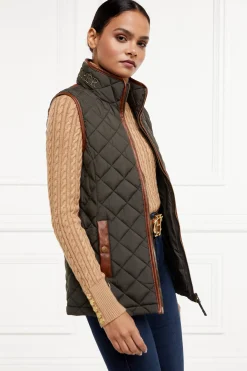 Country Quilted Gilet (Heritage Khaki)
