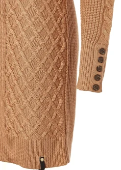 Country Roll Neck Dress (Caramel)