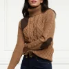 Country Roll Neck Knit (Caramel)