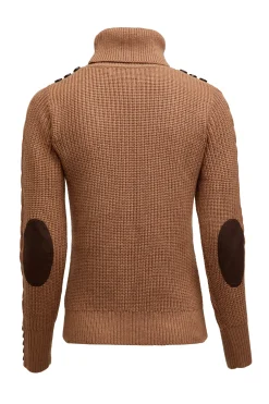 Country Roll Neck Knit (Caramel)