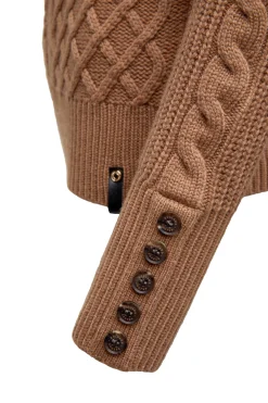 Country Roll Neck Knit (Caramel)