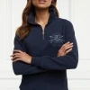 Crest Zip Henley (Ink Navy)