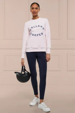 Crystal Crew Neck Sweat (Blush)