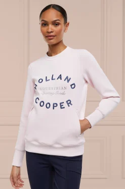 Crystal Crew Neck Sweat (Blush)