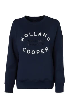 Crystal Crew Neck Sweat (Ink Navy)