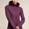 Crystal Zip Hoodie (Aubergine)