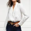 Cupro Shirt Bodysuit (White)