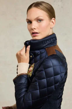 Diamond Quilt Classic Jacket (Ink Navy)