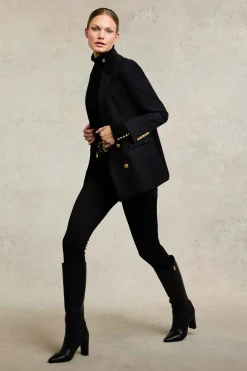 Double Breasted Blazer (Black Twill)