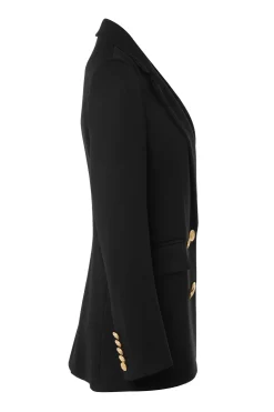 Double Breasted Blazer (Black Twill)
