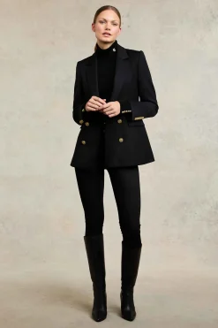 Double Breasted Blazer (Black Twill)