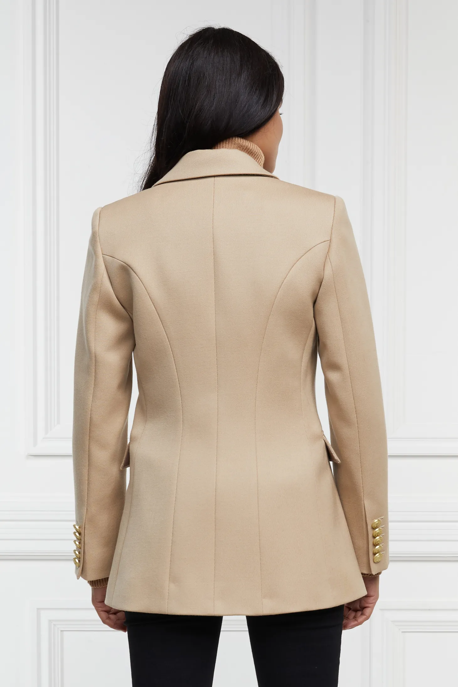 Double Breasted Blazer (Camel Twill)