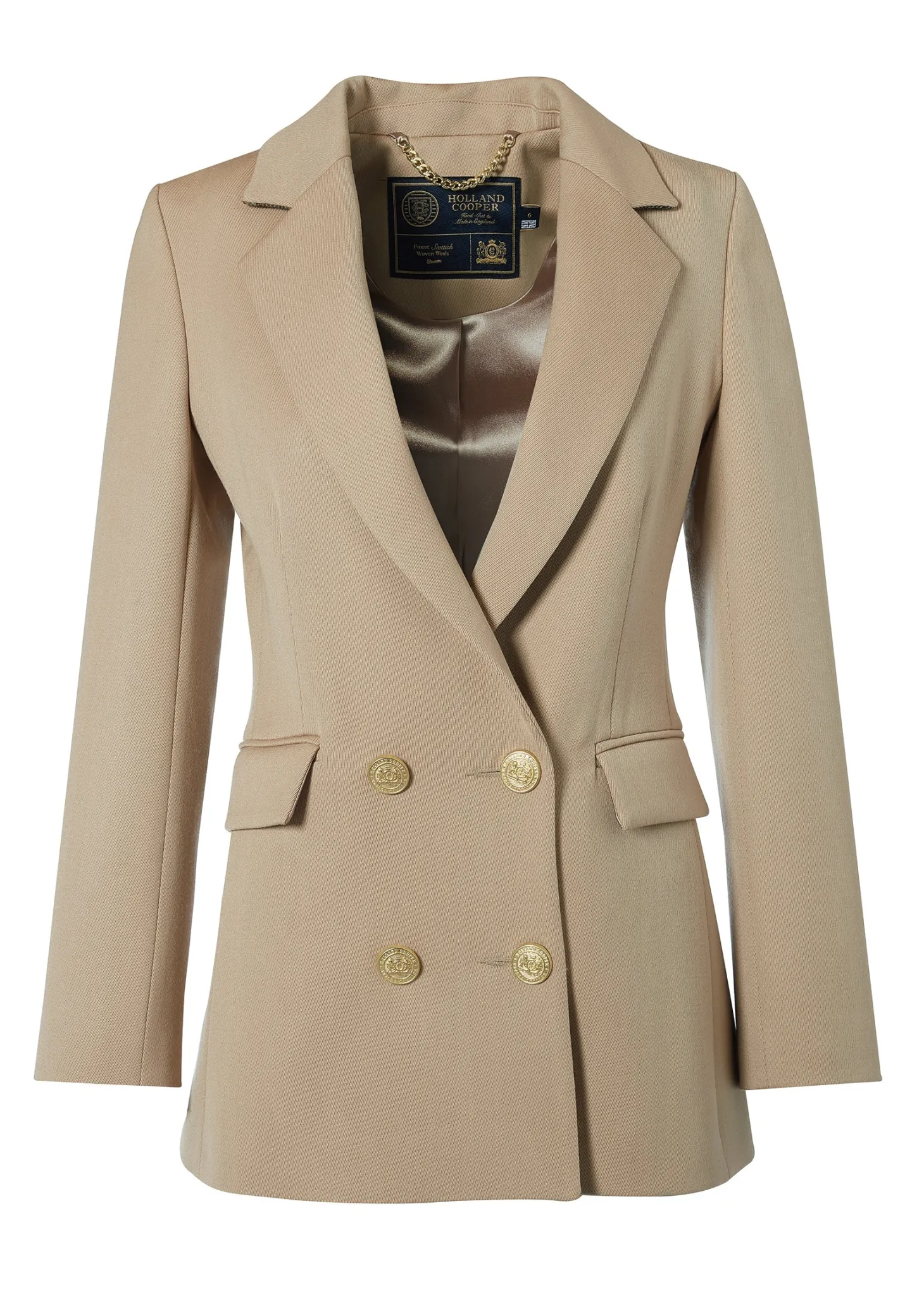 Double Breasted Blazer (Camel Twill)