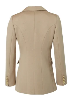 Double Breasted Blazer (Camel Twill)