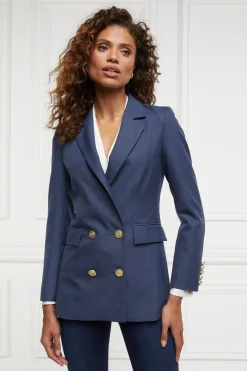 Double Breasted Blazer (Denim)