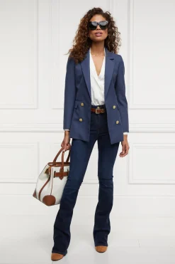 Double Breasted Blazer (Denim)
