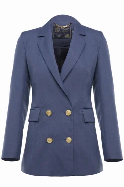 Double Breasted Blazer (Denim)