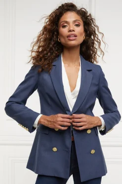 Double Breasted Blazer (Denim)