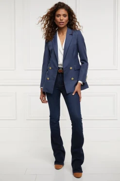 Double Breasted Blazer (Denim)