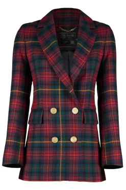 Double Breasted Blazer (Logan Tartan)