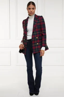 Double Breasted Blazer (Logan Tartan)
