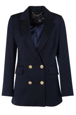 Double Breasted Blazer (Navy Twill)