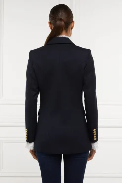 Double Breasted Blazer (Navy Twill)