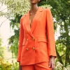 Double Breasted Blazer (Neroli Linen)