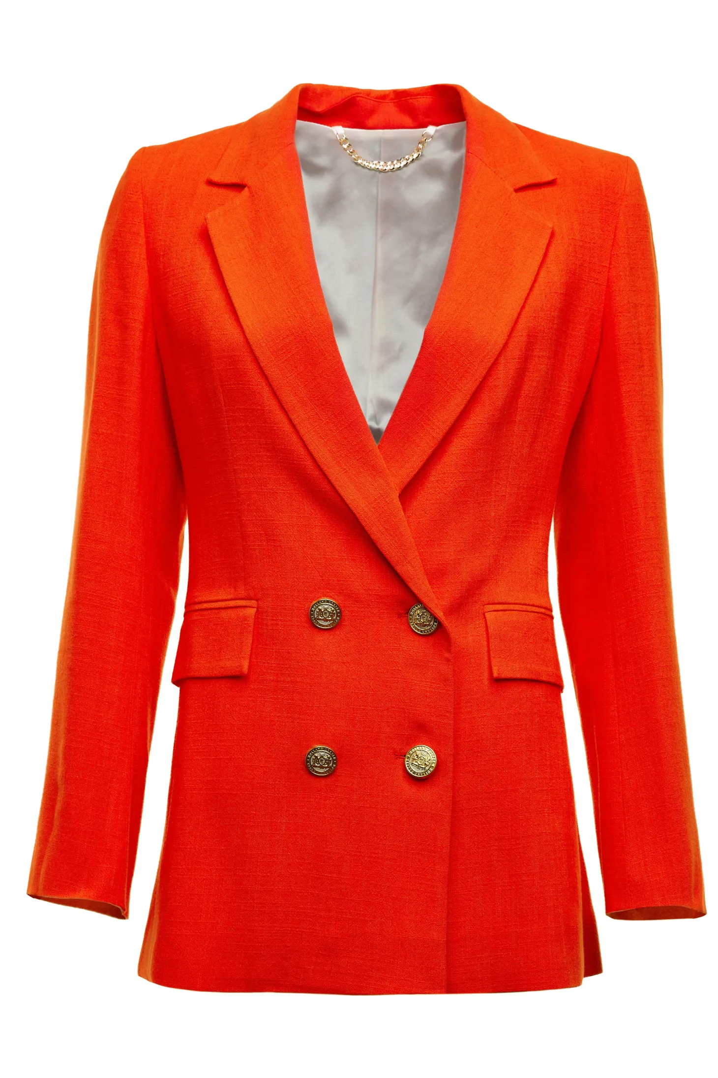 Double Breasted Blazer (Neroli Linen)