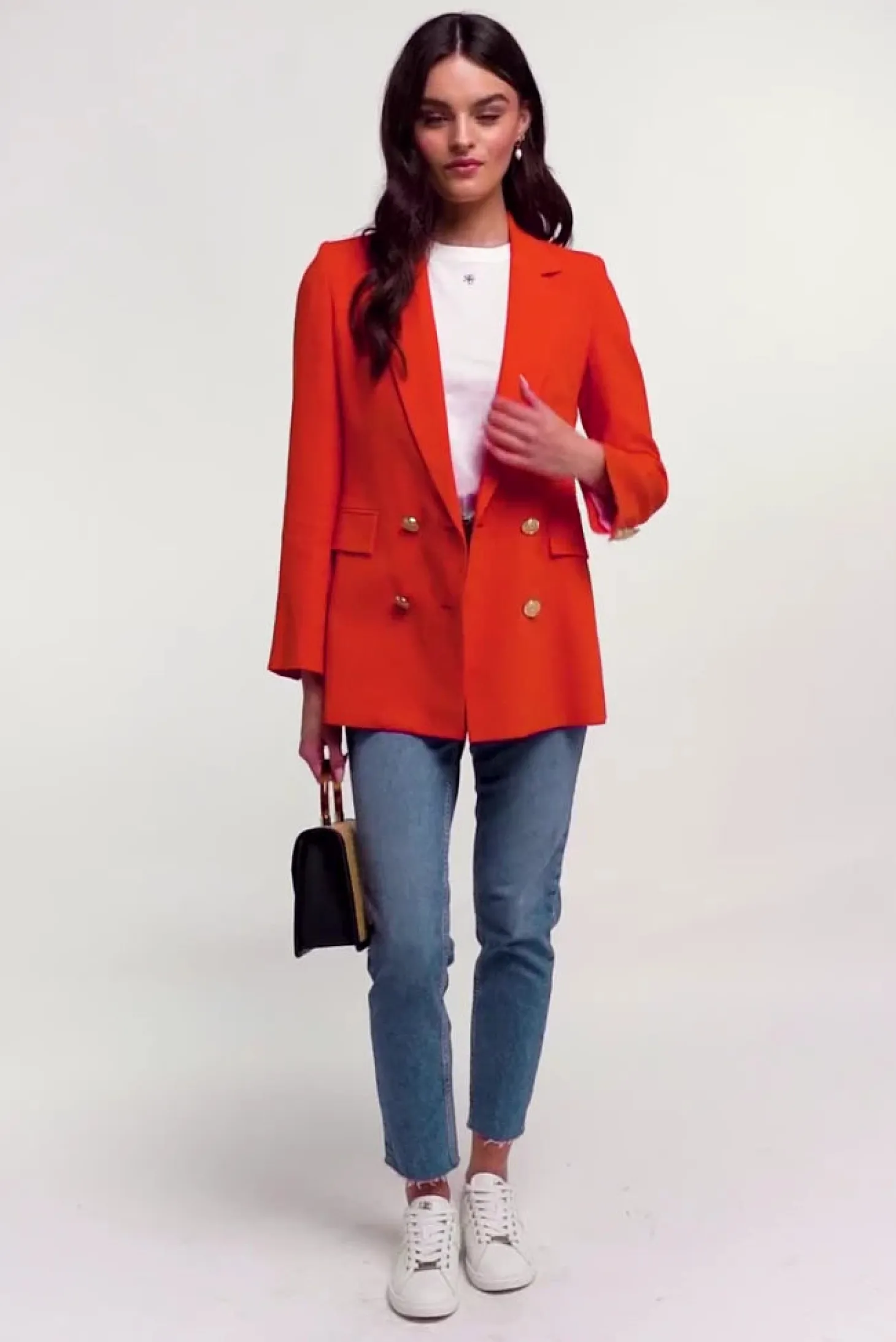 Double Breasted Blazer (Neroli Linen)