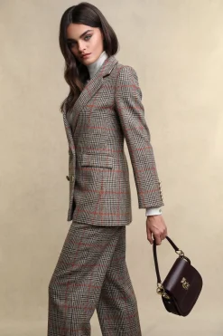 Double Breasted Blazer (Orange Windsor)