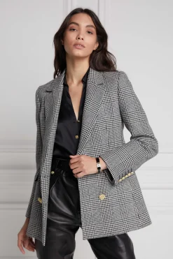Double Breasted Blazer (Prince of Wales Mono)