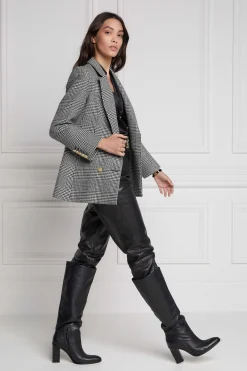 Double Breasted Blazer (Prince of Wales Mono)