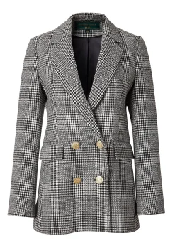 Double Breasted Blazer (Prince of Wales Mono)