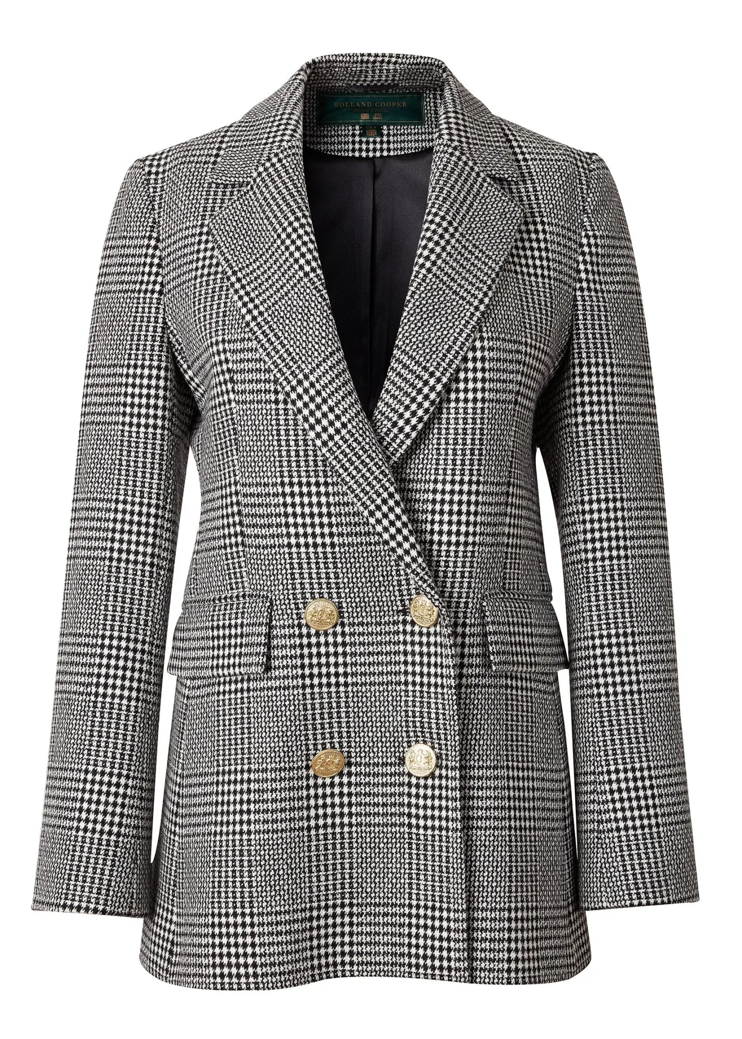 Double Breasted Blazer (Prince of Wales Mono)
