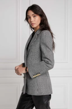 Double Breasted Blazer (Prince of Wales Mono)