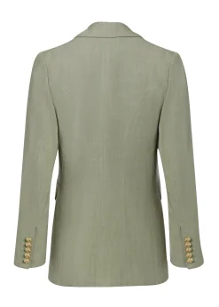 Double Breasted Blazer (Sage Linen)