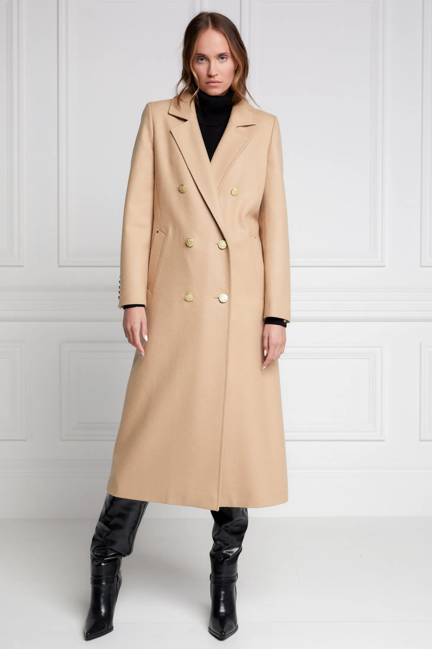Double Breasted Coat (Camel)