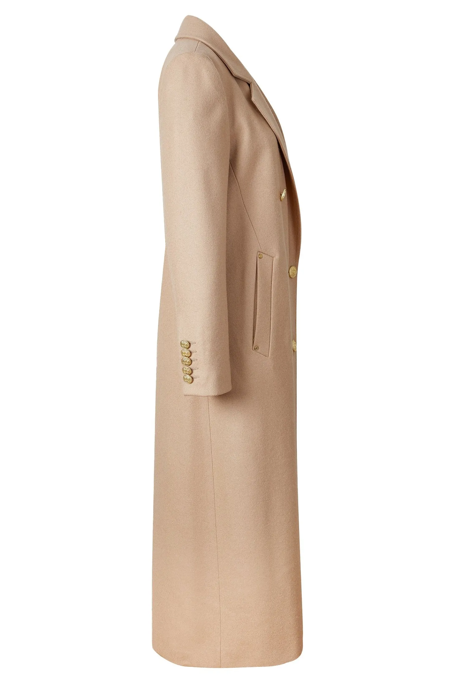 Double Breasted Coat (Camel)
