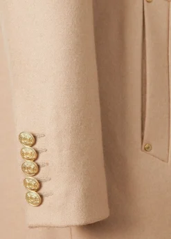 Double Breasted Coat (Camel)