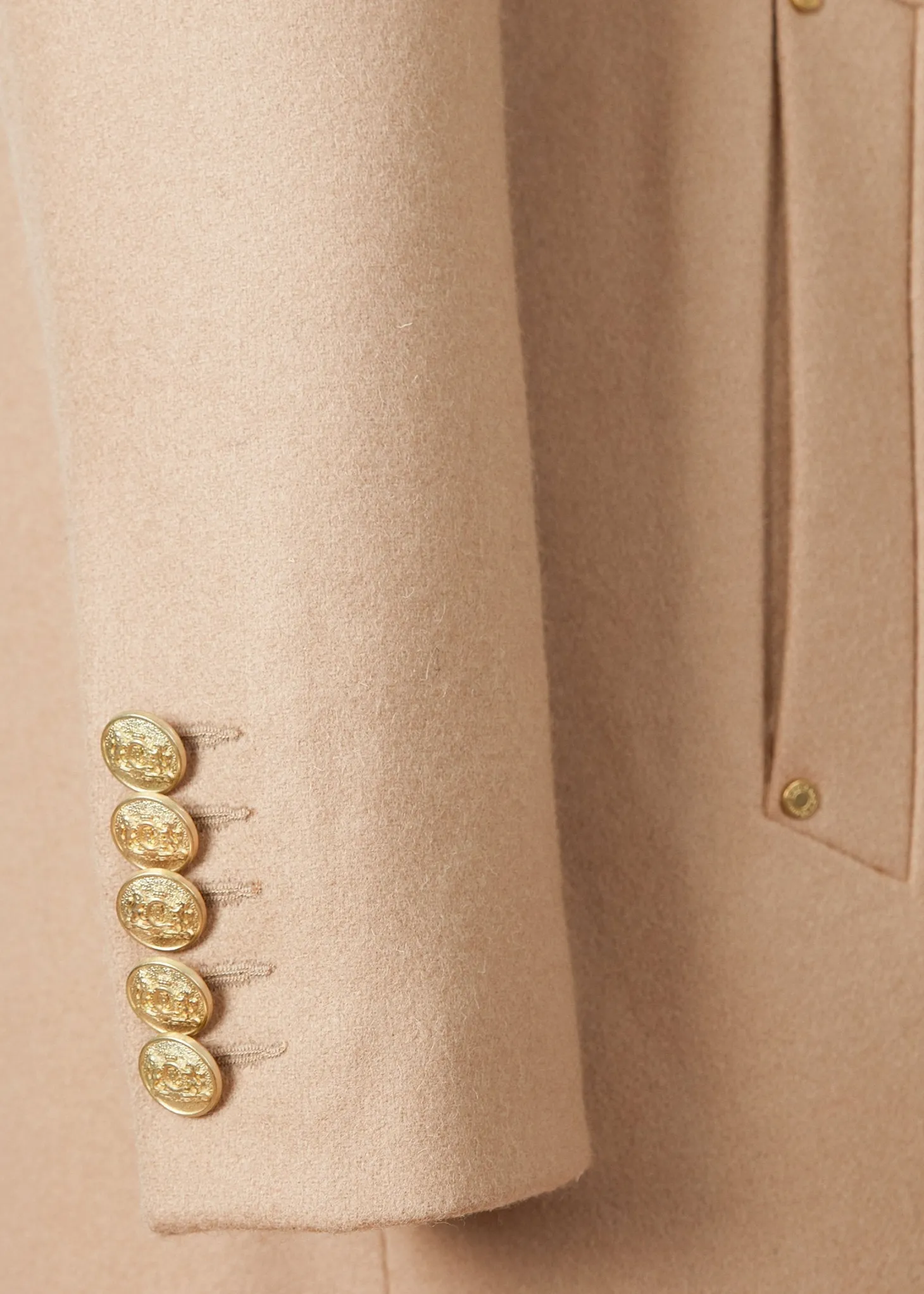 Double Breasted Coat (Camel)