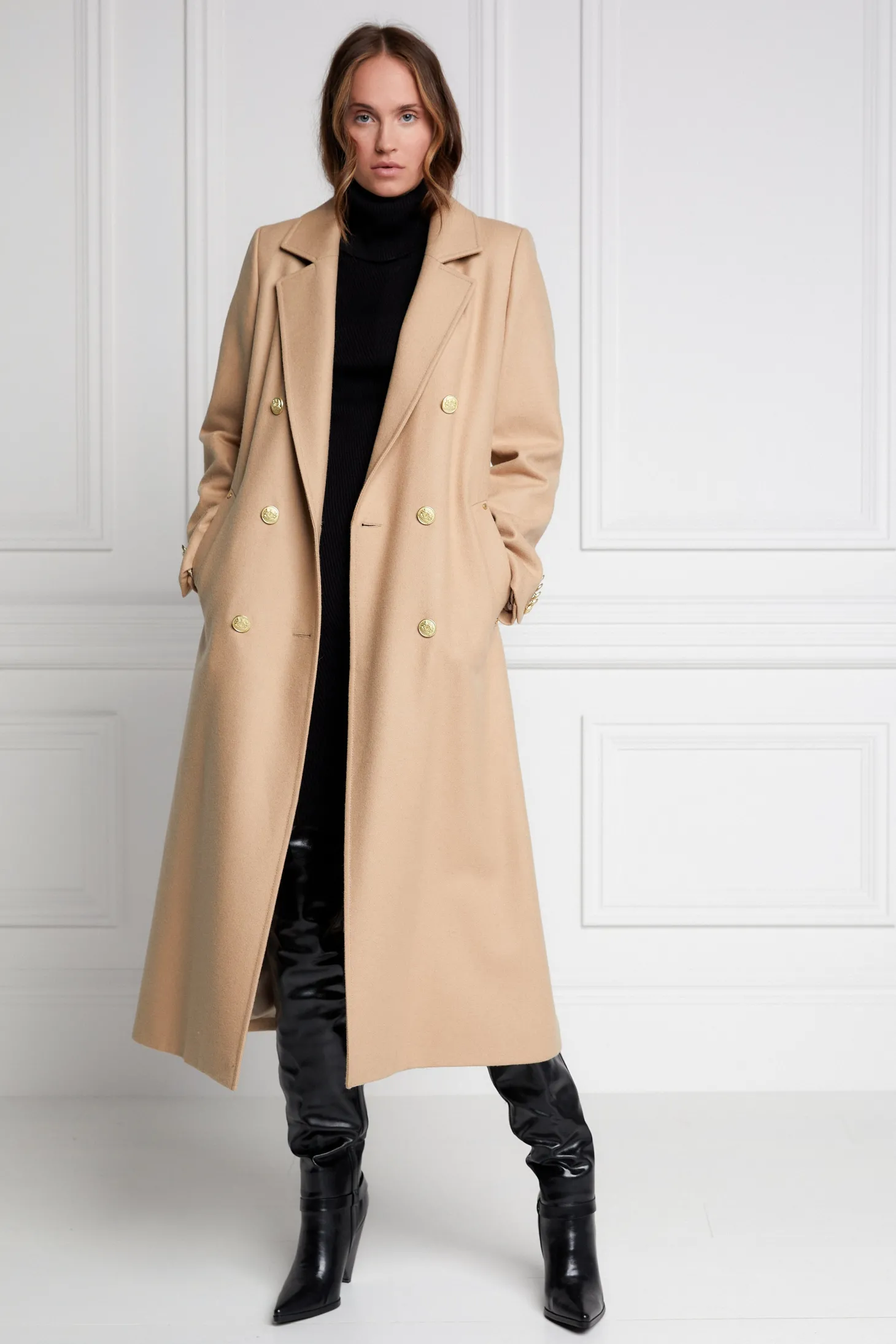 Double Breasted Coat (Camel)