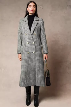 Double Breasted Coat (Prince of Wales Mono)